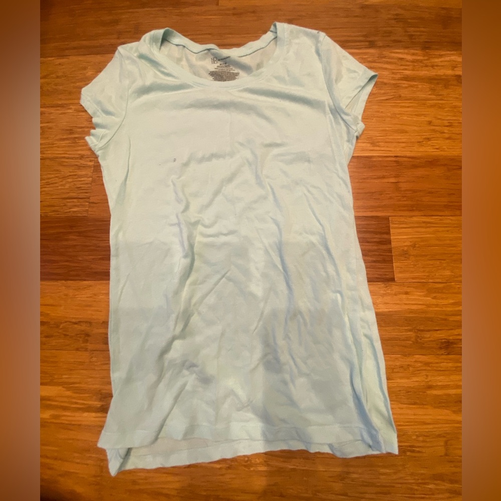 Plain blue tee